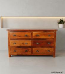 SOLID RECLAIMED TEAK WOOD DRESSER SIDEBOARD BUREAU