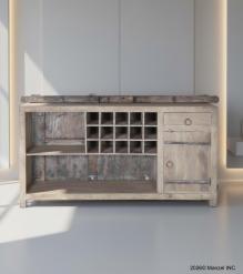 UPCYCLED RECLAIMED WOOD & IRON BAR