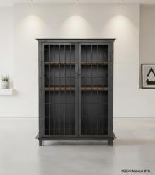 SOLID WOOD & IRON CABINET