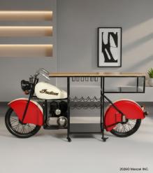 SOLID WOOD & IRON BIKE BAR