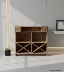 SOLID WOOD COUNTER BAR