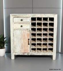 SOLID RECLAIMED TEAK WOOD WINE BAR
