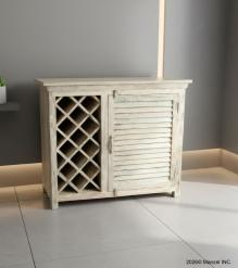 SOLID RECLAIMED TEAK WOOD WINE LIQUOR BAR