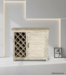 SOLID RECLAIMED TEAK WOOD WINE LIQUOR BAR