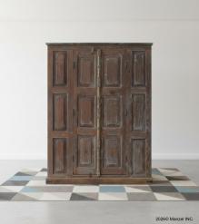 RECLAIMED TEAK STORAGE CABINET W/ 2 DOORS