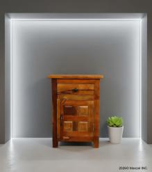 SOLID RECLAIMED TEAK WOOD END TABLE