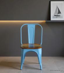 WOODEN IRON CHAIR 