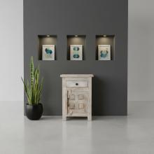 SOLID RECLAIMED TEAK WOOD END TABLE BEDSIDE TABLE