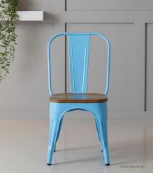 WOODEN IRON CHAIR 