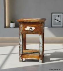 SOLID RECLAIMED TEAK WOOD SIDETABLE END TABLE