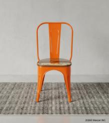 WOODEN IRON CHAIR 