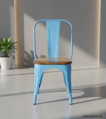 WOODEN IRON CHAIR 