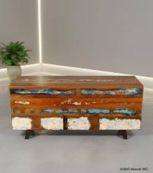SOLID RECLAIMED TEAK WOOD STORAGE TRUNK / COFFEE TABLE
