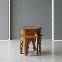 SOLID RECLAIMED TEAK WOOD END TABLE / NIGHTSTAND