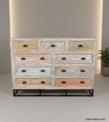 SOLID RECLAIMED TEAK WOOD DRESSER SIDEBOARD BUREAU
