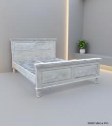 SOLID WOOD KING BED