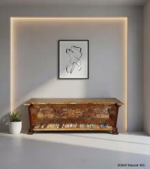 SOLID RECLAIMED TEAK WOOD CONSOLE TABLE