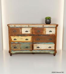 SOLID RECLAIMED TEAK WOOD DRESSER SIDEBOARD BUREAU