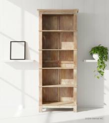 Solid Reclaimed Teak Wood Bookshelf Bookcase Shelving Unit