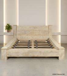 KING SOLID RECLAIMED TEAK WOOD BED