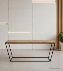 SOLID WOOD & IRON  CONSOLE