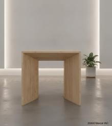 MODERN & ORGANIC SOLID WOOD END TABLE