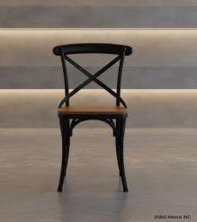 WOODEN IRON CHAIR