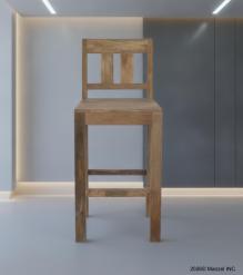 bar wood stool 