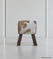 GENUINE LEATHER STOOL BENCH