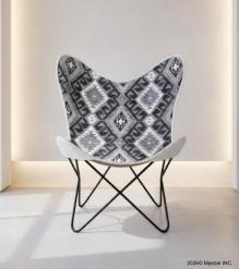 CANVAS & IRON BUTTERFLY CHAIR