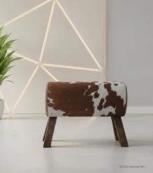 GENUINE LEATHER STOOL BENCH