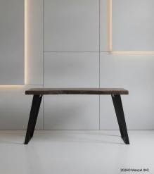 SOLID LIVE EDGE WOOD CONSOLE