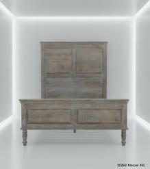 WOODEN QUEEN BED