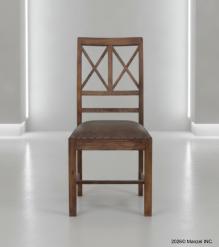 Wood And Leather Chair