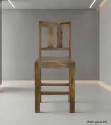 Bar wood stool