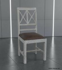 Wood And Leather Chair