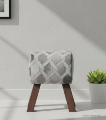  GENUINE LEATHER STOOL BENCH