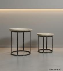IRON COFFEE TABLE S/2