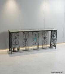 WDN+IRON CONSOLE TABLE