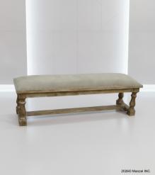 UPHOLSTERED WOOD BENCH