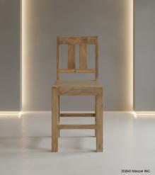 Bar wood stool