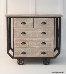 SOLID WOOD & IRON CHEST