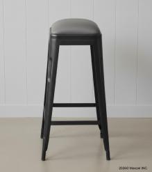 Upholstered Solid Iron Stool
