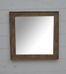 SQUARE SOLID WOOD FRAME MIRROR