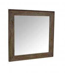 SQUARE SOLID WOOD FRAME MIRROR