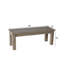 SOLID WOOD BENCH