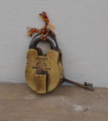 OLD BRASS LOCK