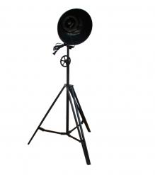 METAL TRIPOD ADJUSTABLE HEIGHT FLOOR LAMP
