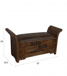 UPHOLSTERED STORAGE BENCH TRUNK