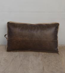 Leather  pillow